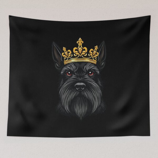 Item preview, Royal Black Schnauzer designed and sold by Getup-clothing.