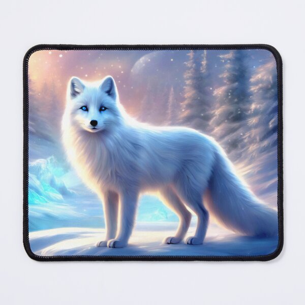 Item preview, Arctic Fox In a Snowy Landscape designed and sold by Pines & Starlight.
