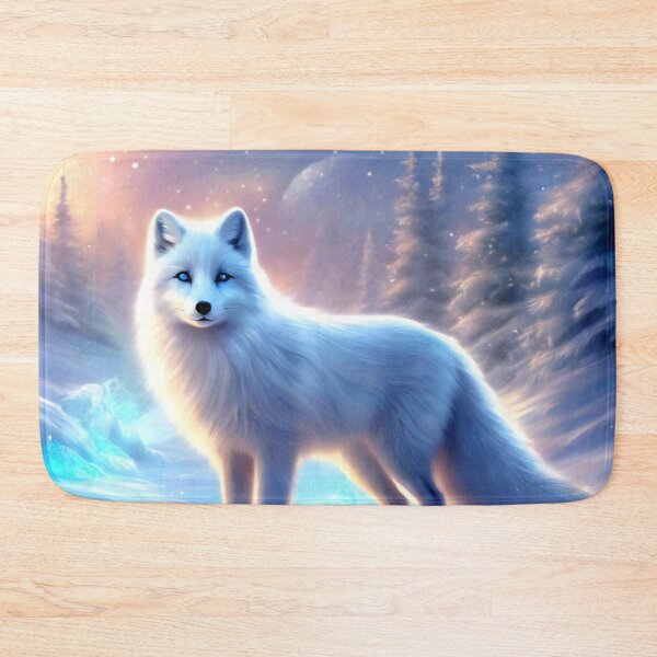 Item preview, Arctic Fox In a Snowy Landscape designed and sold by Pines & Starlight.