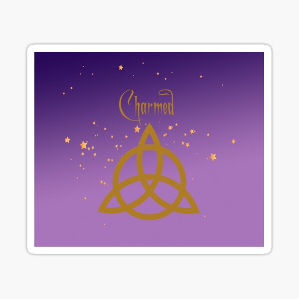 Purple Charmed Pegatina