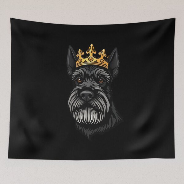Item preview, Royal Black Schnauzer designed and sold by Getup-clothing.