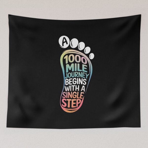 Item preview, 1000 Mile Step Foot designed and sold by OskarArts.