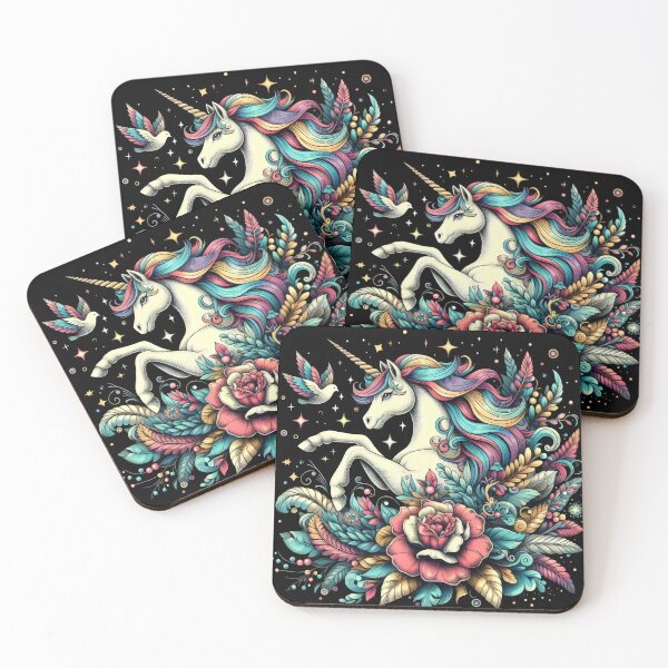 Item preview, Magical Unicorn Stickers and Magnets for Kids' Crafts, Preschool Activities, Nursery Décor, and Fantasy Enthusiasts designed and sold by harmzk90.