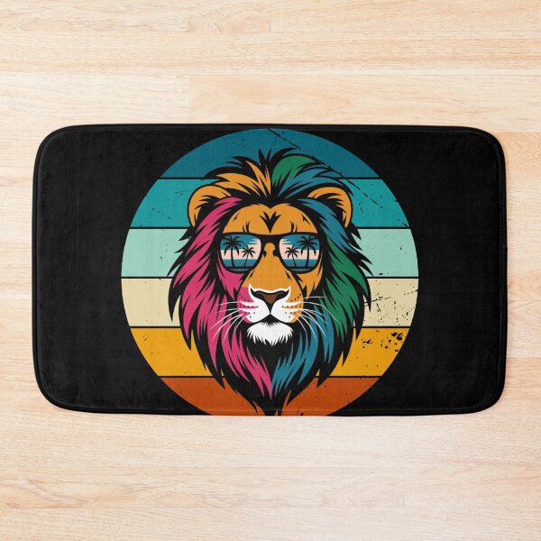 Item preview, Lion in Sunglasses, Lion, Colorful Lion, Lion with Sunglasses Summer Vibes designed and sold by KolorellaS.