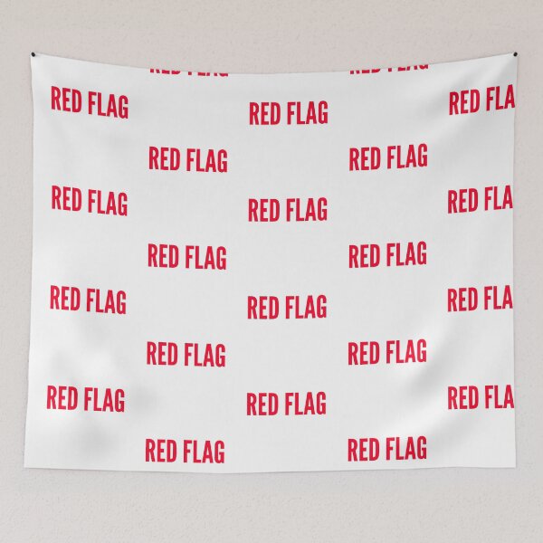 Item preview, Red Flag designed and sold by ZooStateofMind.