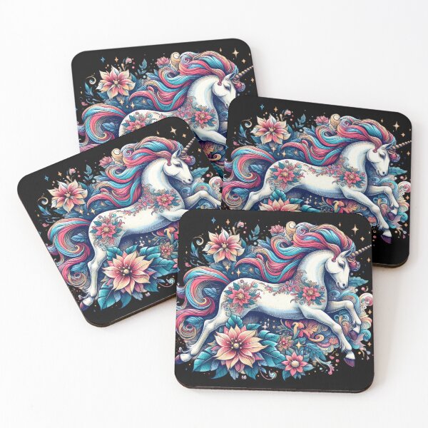 Item preview, Magical Unicorn Stickers and Magnets for Kids' Crafts, Preschool Activities, Nursery Décor, and Fantasy Enthusiasts designed and sold by harmzk90.
