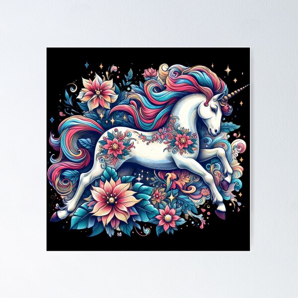 Item preview, Magical Unicorn Stickers and Magnets for Kids' Crafts, Preschool Activities, Nursery Décor, and Fantasy Enthusiasts designed and sold by harmzk90.