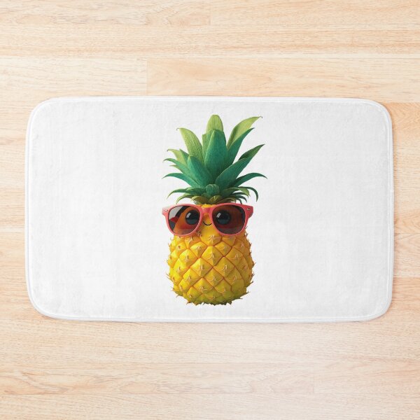 Item preview, Kawaii Pineapple with Sunglasses designed and sold by bgrzblkdigital.