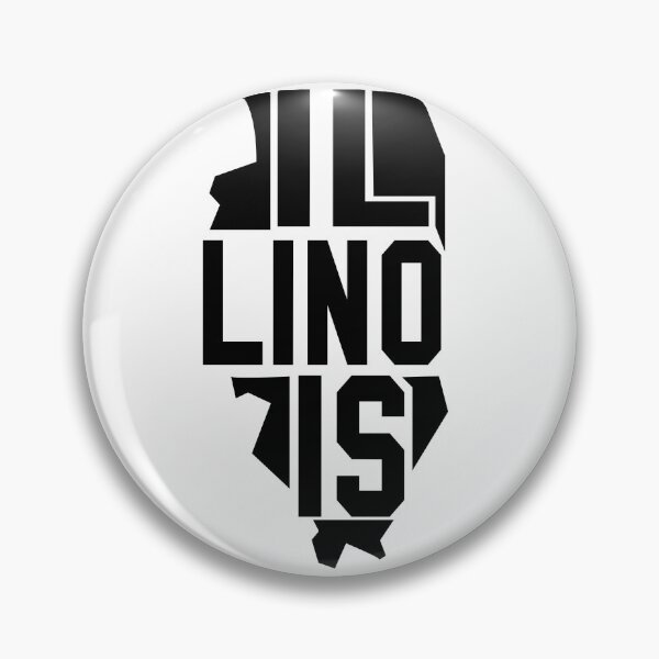 Item preview, Custom State Map Graphic Design – Detailed & Stylish Maps_Illinois designed and sold by RonJoshArts.