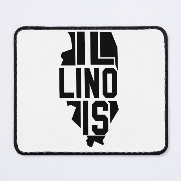 Item preview, Custom State Map Graphic Design – Detailed & Stylish Maps_Illinois designed and sold by RonJoshArts.