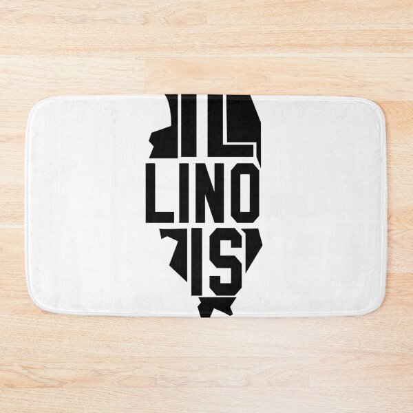 Item preview, Custom State Map Graphic Design – Detailed & Stylish Maps_Illinois designed and sold by RonJoshArts.
