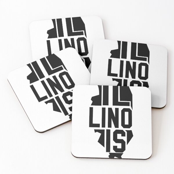 Item preview, Custom State Map Graphic Design – Detailed & Stylish Maps_Illinois designed and sold by RonJoshArts.