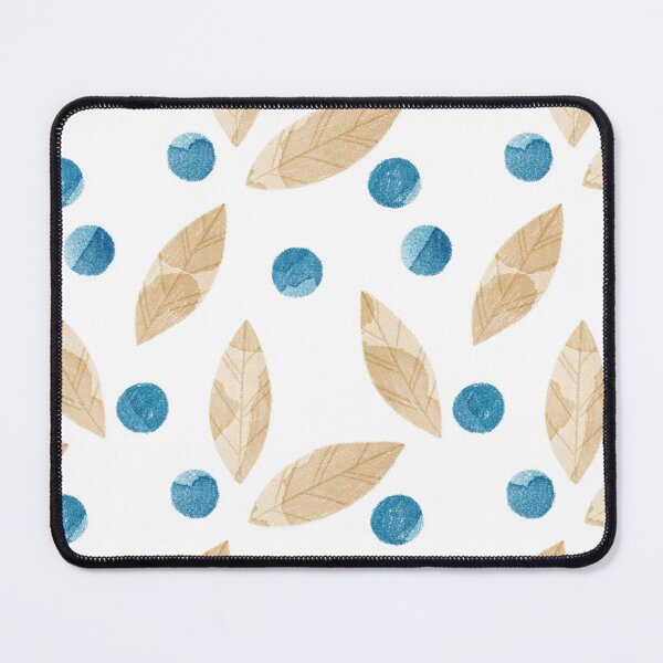 Item preview, Beige watercolor bay or eucalyptus leaves and blue berries botanical illustration on white background designed and sold by helga-wigandt.