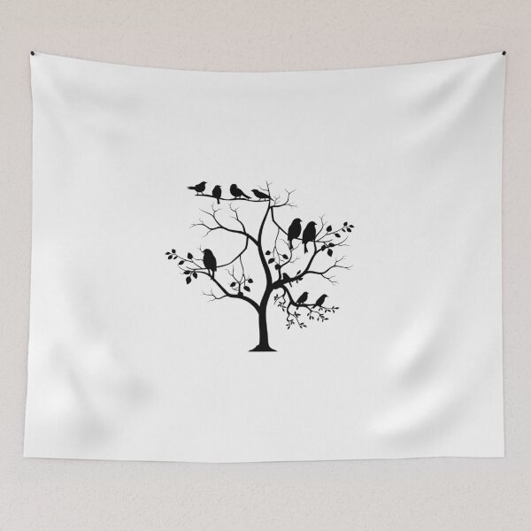 Item preview, birds on tree designed and sold by Fekra-Design.