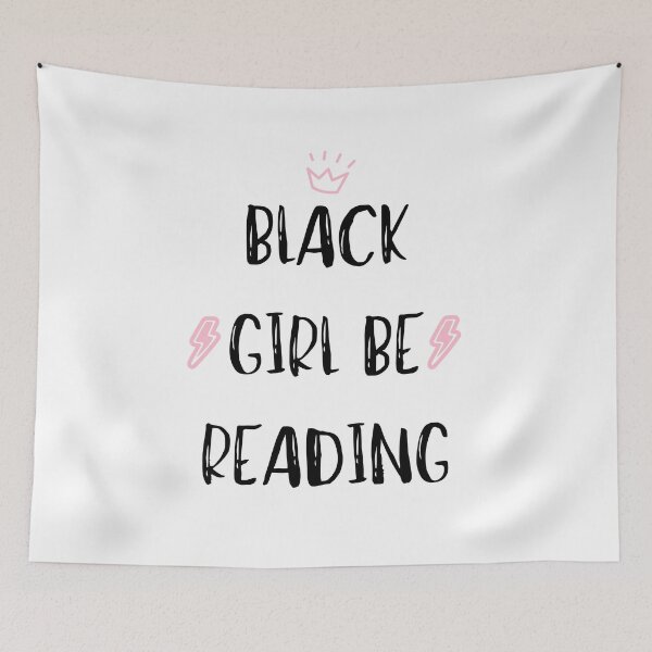 Item preview, Aesthetic Trendy Black Girls Be Reading pink designed and sold by AestHenni17.