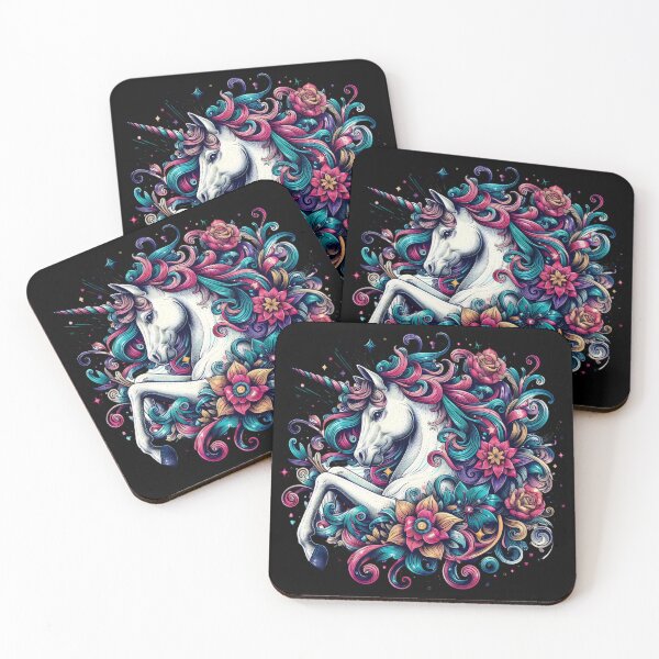 Item preview, Magical Unicorn Stickers and Magnets for Kids' Crafts, Preschool Activities, Nursery Décor, and Fantasy Enthusiasts designed and sold by harmzk90.