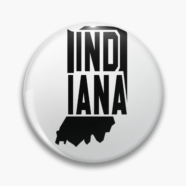 Item preview, Custom State Map Graphic Design – Detailed & Stylish Maps_Indiana designed and sold by RonJoshArts.