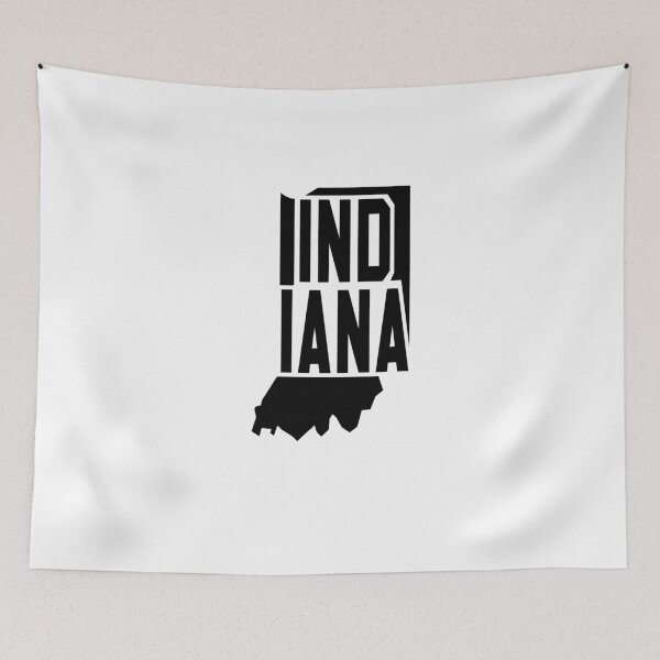 Item preview, Custom State Map Graphic Design – Detailed & Stylish Maps_Indiana designed and sold by RonJoshArts.