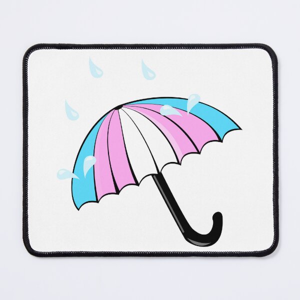 Item preview, Transgender Pride Flag Umbrella designed and sold by HarveyHandcraftsandDesigns.
