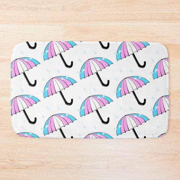 Item preview, Transgender Pride Flag Umbrella designed and sold by HarveyHandcraftsandDesigns.