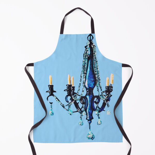 Item preview, Chandelier in blue and black with bling designed and sold by norascorner.