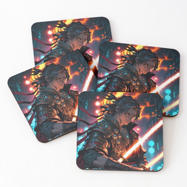 Item preview, Double Sword Fire Samurai designed and sold by TondoMeander.