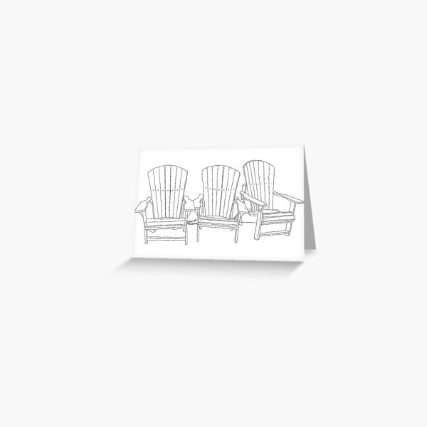 Item preview, Muskoka (adirondack) Chairs  designed and sold by thecollagegame.