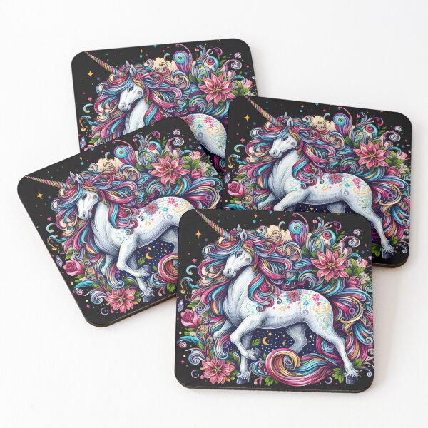 Item preview, Magical Unicorn Stickers and Magnets for Kids' Crafts, Preschool Activities, Nursery Décor, and Fantasy Enthusiasts designed and sold by harmzk90.