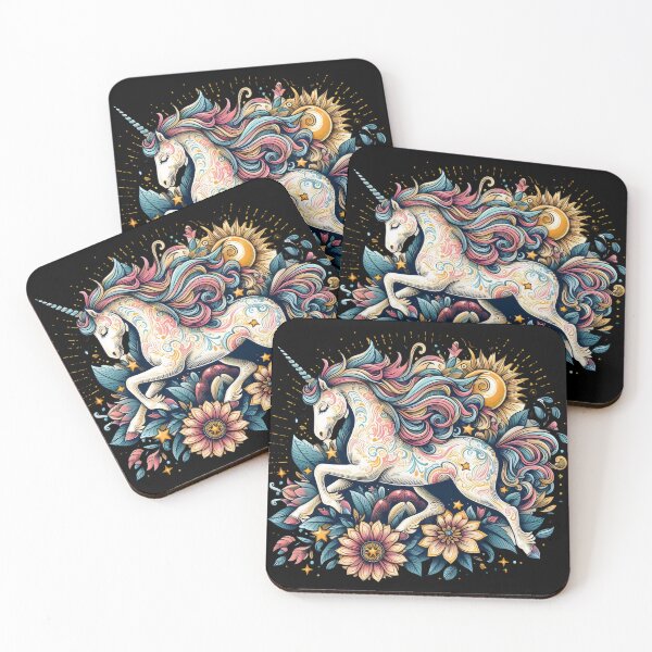 Item preview, Magical Unicorn Stickers and Magnets for Kids' Crafts, Preschool Activities, Nursery Décor, and Fantasy Enthusiasts designed and sold by harmzk90.