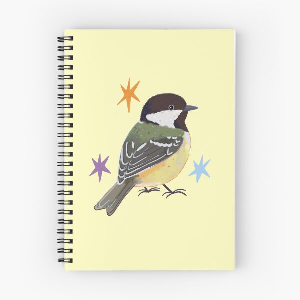 Item preview, Cute Coal tit Bird Illustration – Whimsical Nature Art designed and sold by YaraCuteArt.