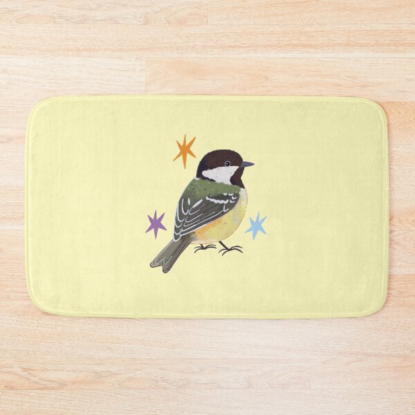 Item preview, Cute Coal tit Bird Illustration – Whimsical Nature Art designed and sold by YaraCuteArt.
