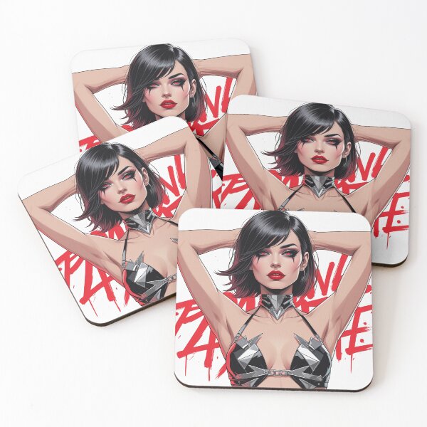 Item preview, Sexy Vampire Girl illustration designed and sold by Vintage Designs +.