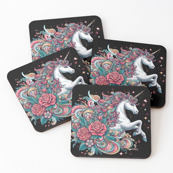 Item preview, Magical Unicorn Stickers and Magnets for Kids' Crafts, Preschool Activities, Nursery Décor, and Fantasy Enthusiasts designed and sold by harmzk90.