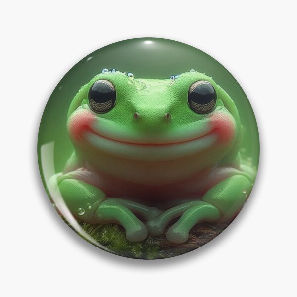 Item preview, Smiling Frog designed and sold by BeeTheArtCo.