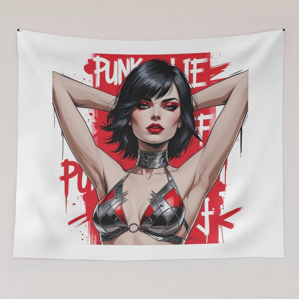 Item preview, Sexy Vampire Girl illustration designed and sold by Vintage Designs +.