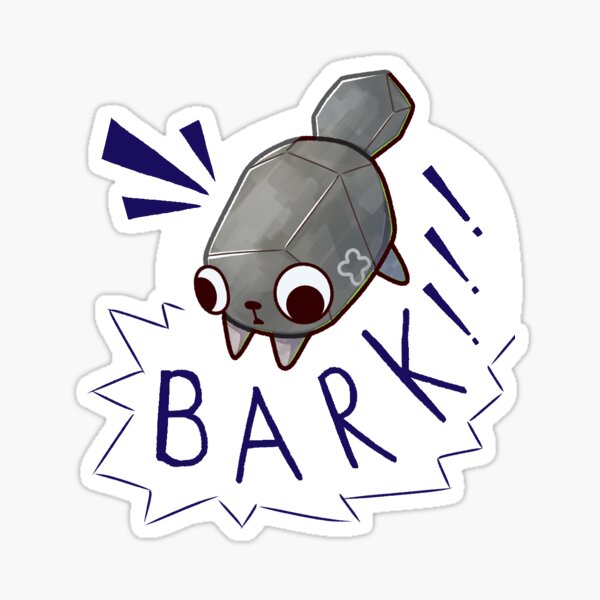 Artikel-Vorschau von Barking Pebble - Dandys Welt-Aufkleber, designt und verkauft von BenjiBringsArt.