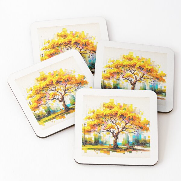 Item preview, From the Garden : South American Handroanthus albus Ipê Amarelo designed and sold by Helios Be. Lavsh.
