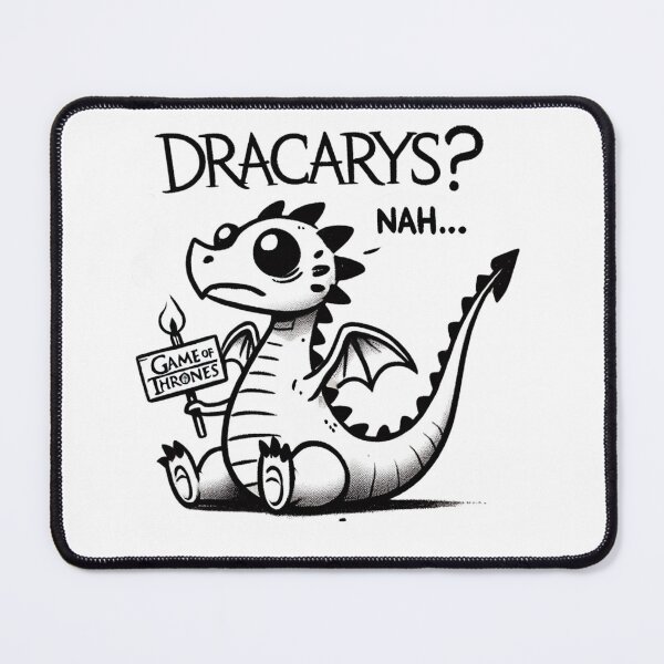 Item preview, Lazy Dragon - "Dracarys? Nah..." | Funny Game of Thrones Fan Art designed and sold by zion_prod.