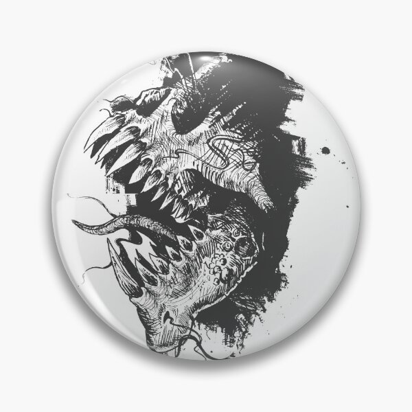 Item preview, Skull Monster Horror Artwork designed and sold by Retr0Tshirts.