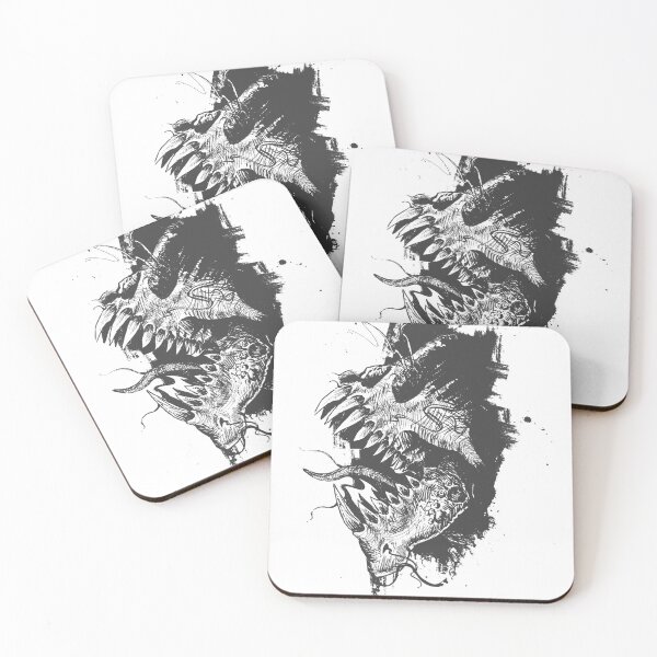 Item preview, Skull Monster Horror Artwork designed and sold by Retr0Tshirts.
