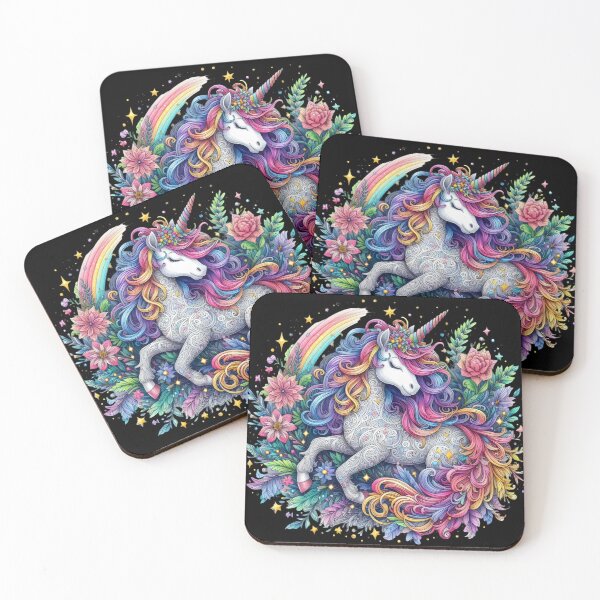 Item preview, Magical Unicorn Stickers and Magnets for Kids' Crafts, Preschool Activities, Nursery Décor, and Fantasy Enthusiasts designed and sold by harmzk90.