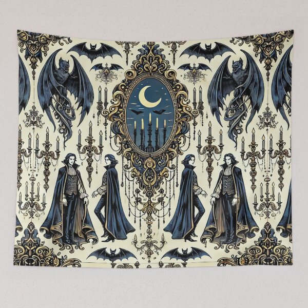 Item preview, Moonlit Vampires Gothic Elegance - Matching, Seamlessly-Tiling Vamp Series designed and sold by Meta2Physical.