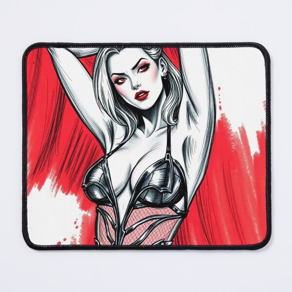 Item preview, Sexy Vampire Girl illustration designed and sold by Vintage Designs +.