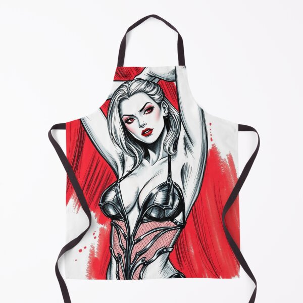 Item preview, Sexy Vampire Girl illustration designed and sold by Vintage Designs +.