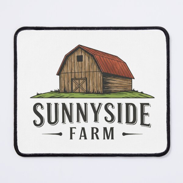Item preview, Sunnyside farm logo graphic art vector designed and sold by grmcclure.