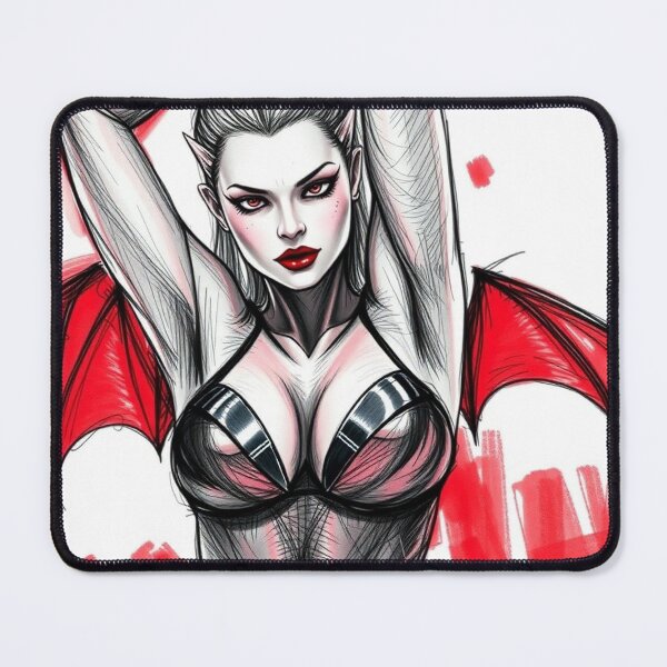 Item preview, Sexy Vampire Girl illustration designed and sold by Vintage Designs +.