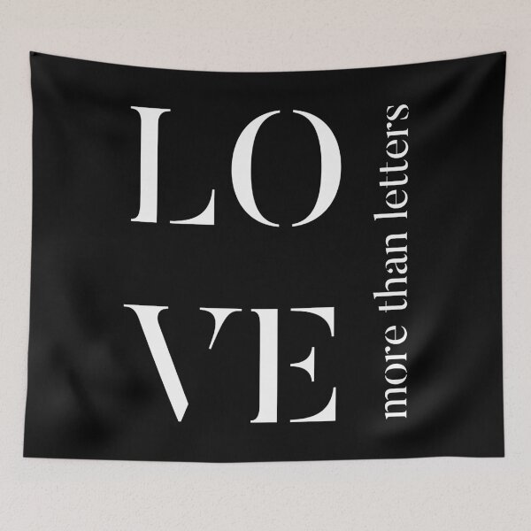 Item preview, LOVE – More Than Letters, Unique designed and sold by villacreativa.