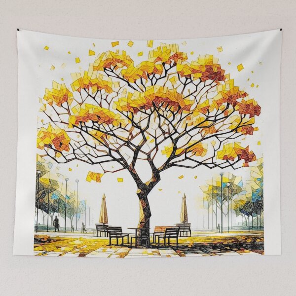 Item preview, From the Garden : South American Handroanthus albus Ipê Amarelo#2 designed and sold by Helios Be. Lavsh.
