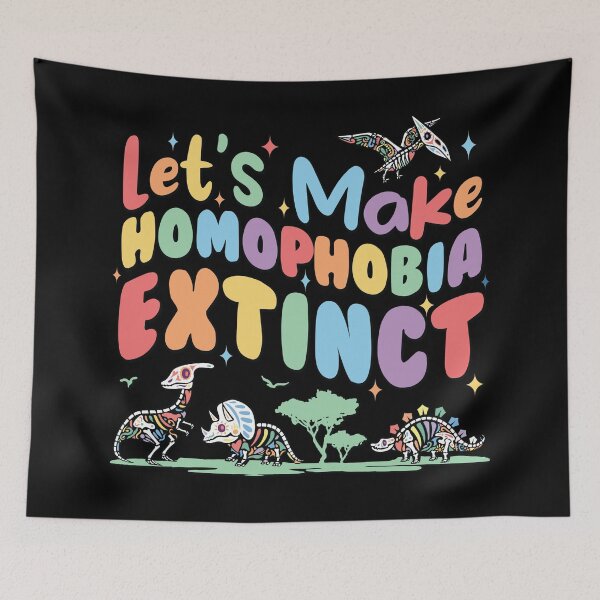Item preview, Make Homophobia Extinct designed and sold by kjanedesigns.