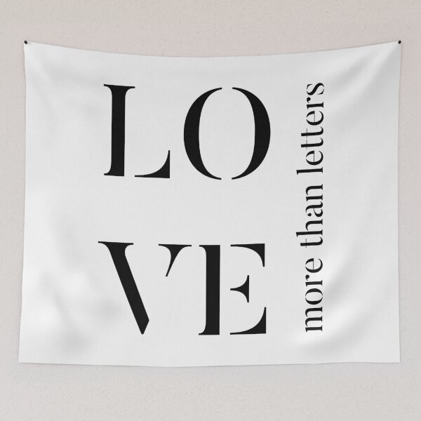 Item preview, LOVE – More Than Letters, Unique designed and sold by villacreativa.